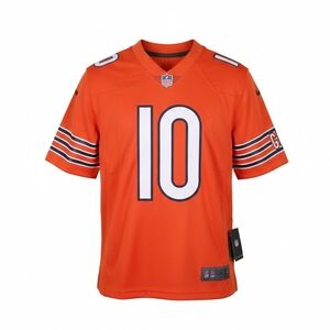 Chicago Bears Mitch Trubisky Orange On Field Jersey XXL